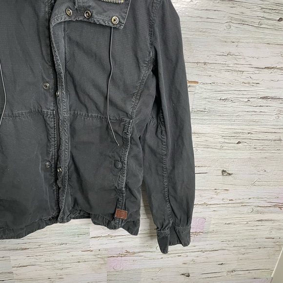 G star raw hooded jacket black large - Picture 3 of 8